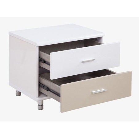 Tab đầu giường 1 ngăn kéo chân inox