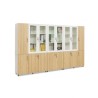 Cụm tủ cao khung sắt cánh gỗ TSG04-C3