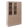 Tủ gỗ cao cánh kính 3 buồng TG04K-3