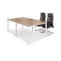Bàn làm việc chân oval sắt BCO24