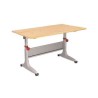 Bàn hộc sinh khung chân sắt mặt gỗ BHS01-LG