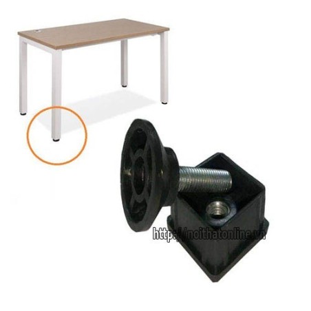 Chân tăng chỉnh hộp vuông 30x30