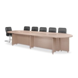 Bàn họp gỗ BH38-CG-Bàn họp oval, Bàn họp