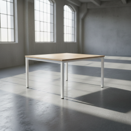 Cụm bàn làm việc chân sắt 2 vị trí 1906B12-2-Cụm bàn 2