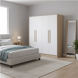 Tủ quần áo TA21 cánh mở ngăn kéo