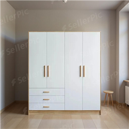 Tủ quần áo TA21 cánh mở ngăn kéo