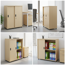 Tủ trung cánh lùa gỗ TGL03