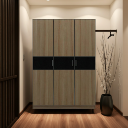 Tủ áo 3 cánh mở 1m4 TA140-005-Tủ quần áo cánh mở, Tủ quần áo