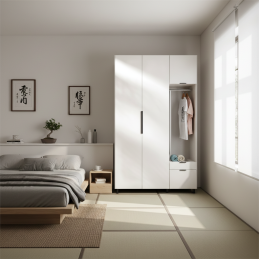 Tủ quần áo gỗ TA03-Tủ quần áo cánh mở, Tủ quần áo