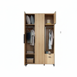 Tủ quần áo gỗ TA03-Tủ quần áo cánh mở, Tủ quần áo