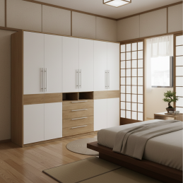 Tủ quần áo TA08-Tủ quần áo cánh mở, Tủ quần áo