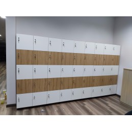 Tủ locker gỗ 45 ngăn cánh mở LK16