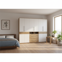 Tủ quần áo TA08-Tủ quần áo cánh mở, Tủ quần áo