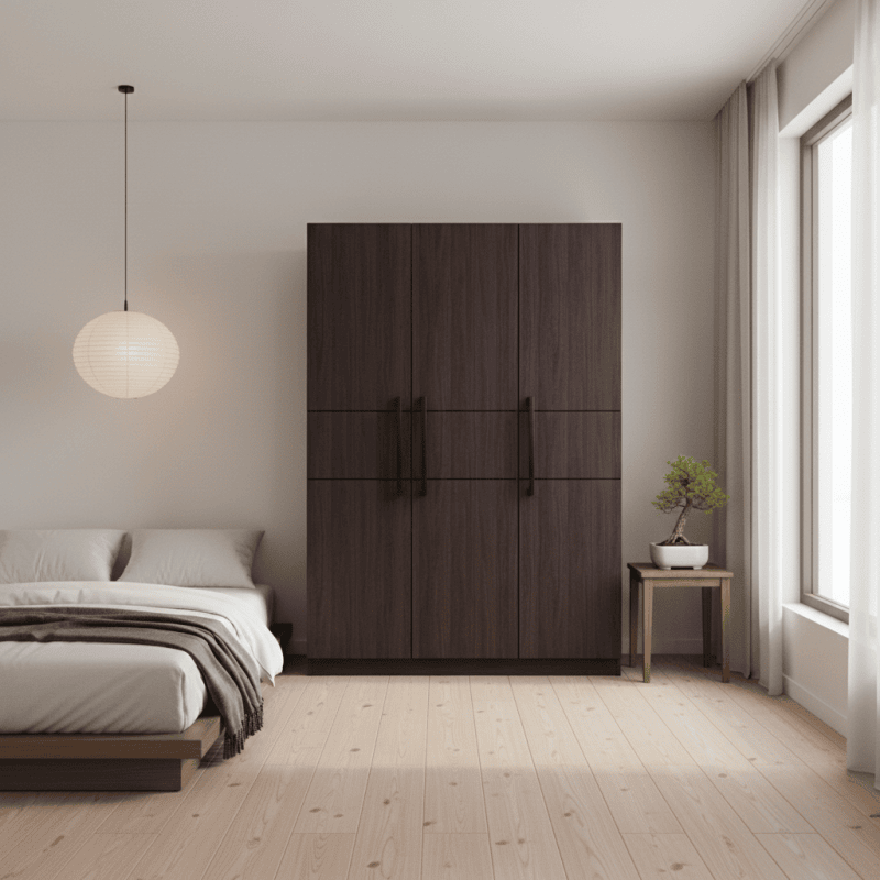 Tủ quần áo gỗ TA02-Tủ quần áo cánh mở, Tủ quần áo