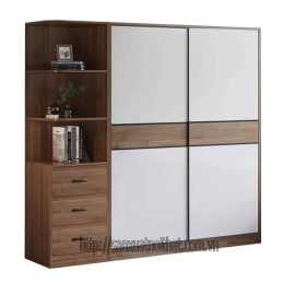 Tủ quần áo DH210 cánh lùa, thiết kế hiện đại của DOHOME