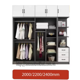 Tủ quần áo DH212 cánh lùa, thiết kế hiện đại của DOHOME