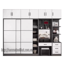Tủ quần áo DH212 cánh lùa, thiết kế hiện đại của DOHOME