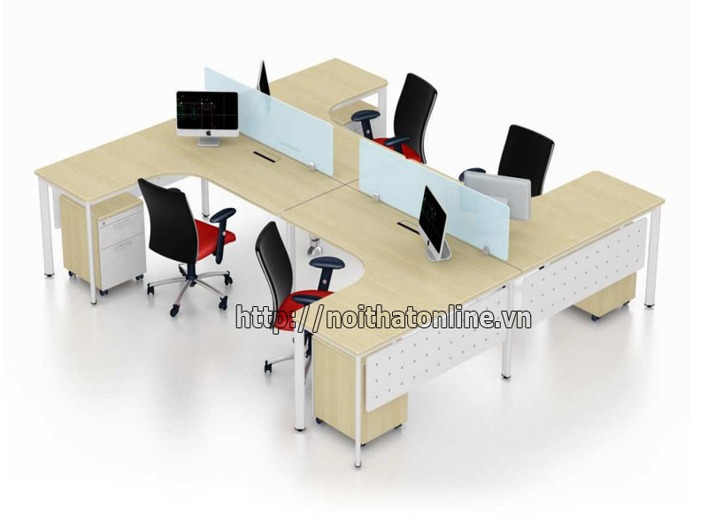 Vách ngăn bàn làm việc văn hòng